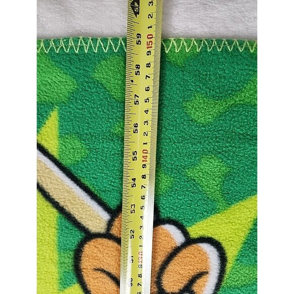 Vintage Disney Muppets Throw Blanket Fleece Animal On Drums 59" x 48" Clean - Picture 9 of 10